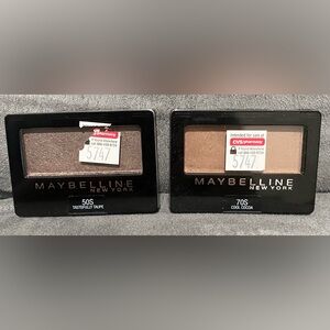 Maybelline Eyeshadow 2 Pack Cool Cocoa & Tastefully Taupe New Sealed